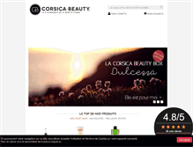 Tablet Screenshot of corsicabeauty.com
